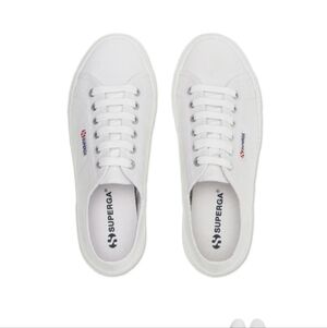 Superga Women's White Canvas Sneakers